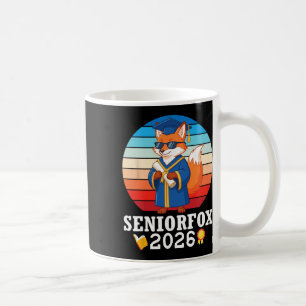 Senior Fox 2026 Cl Of School Graduation Day With D Coffee Mug