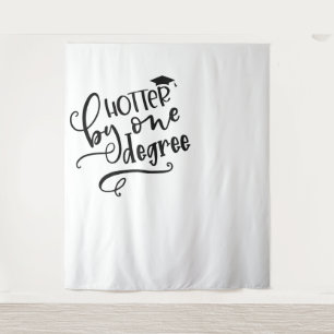 Senior Fun   Hotter by One Degree Photo Backdrop Tapestry