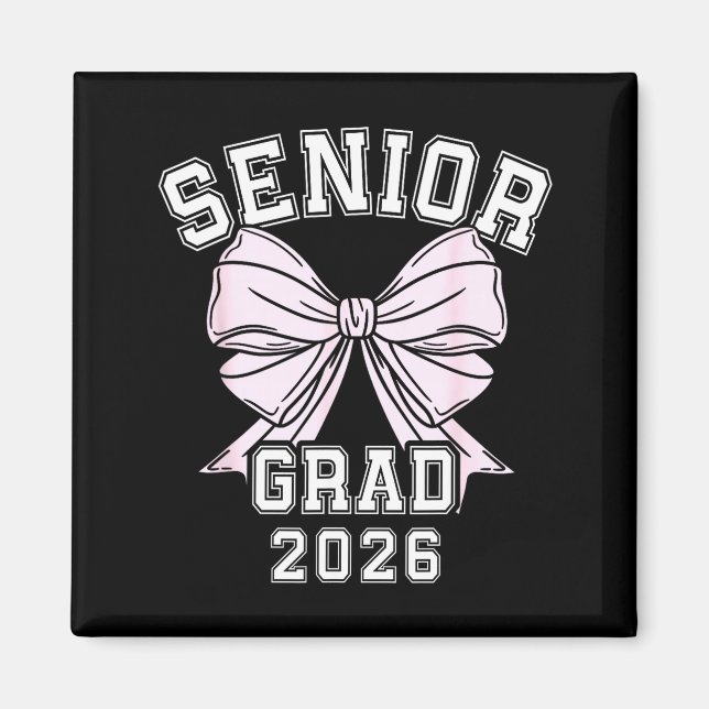 Senior Grad 2026 Class Graduation Design Magnet (Front)