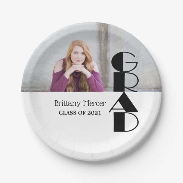 Senior Grad Paper Plate (Front)