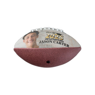 Senior Graduate Class of 2025 Graduation Photo American Football