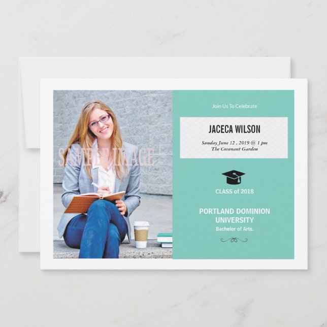 Senior Graduation Announcement and Invitation (Front)
