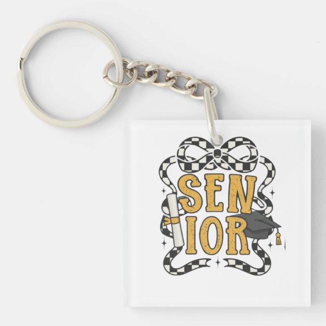 Senior Graduation Class Design 🎓✨ Key Ring (Front)