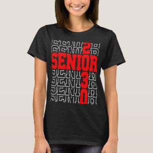 Senior Graduation Class of 2030 Senior Boys Girls T-Shirt