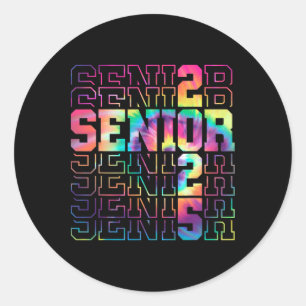 Senior Graduation Gift Cl Of 2025 Senior 2025 Boys Classic Round Sticker