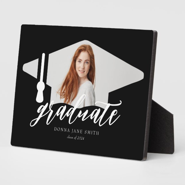 Senior Graduation Photo Graduate Plaque (Side)