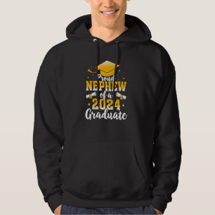 Senior Graduation Proud Nephew of a 2024 Graduate Hoodie