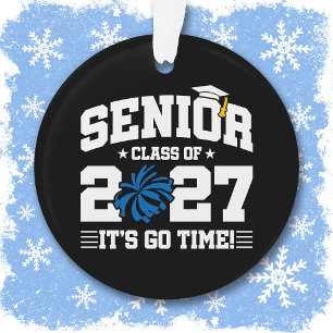 Senior Graduation Quote Cheerleader Class of 2027 Ornament