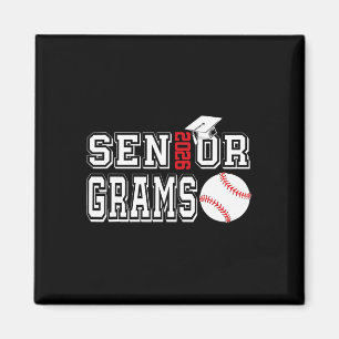 Senior Grams Cl Of 2026 Baseball Grams Graduation Magnet
