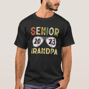 Senior Grandpa 2023 Cool Proud Baseball Senior Gra T-Shirt