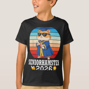 Senior Hamster 2026 Cl Of Graduation Day With Dipl T-Shirt