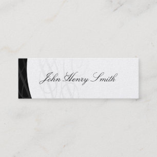 Senior High Graduation Name Card