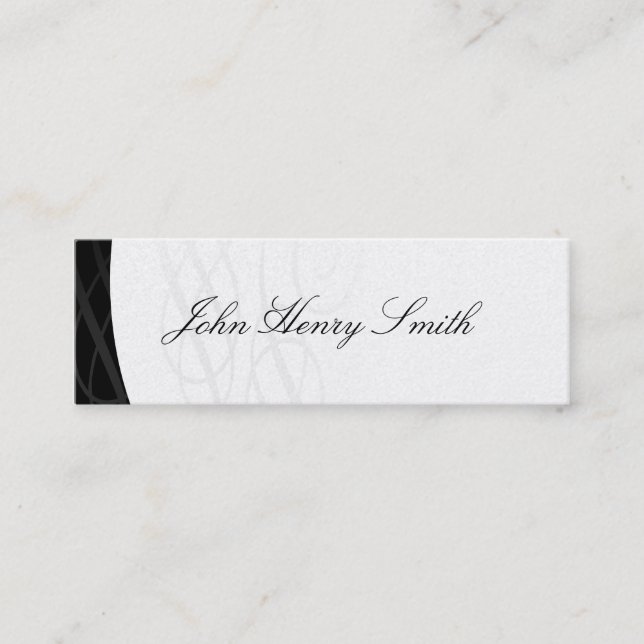 Senior High Graduation Name Card (Front)