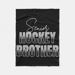 Senior Hockey Brother Fleece Blanket