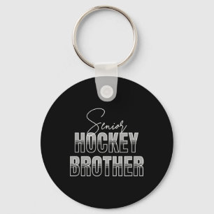 Senior Hockey Brother Key Ring