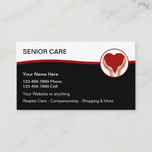 Senior Home Care Nurse Business Cards