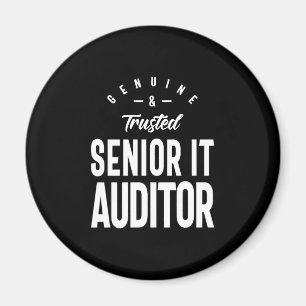Senior It Auditor Job Title Gift Magnet