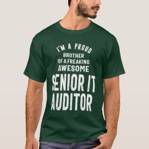 Senior IT Auditor Job Title Gift T-Shirt