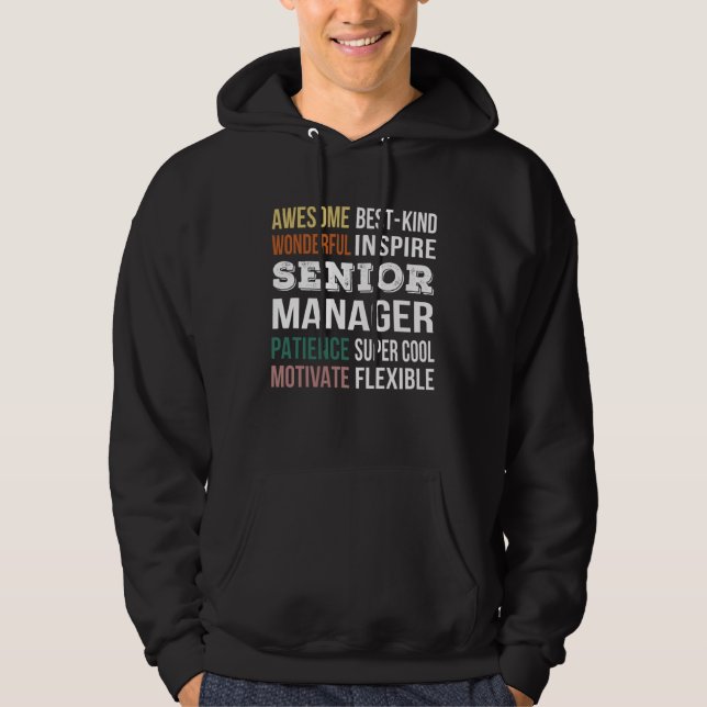 Senior Manager  Appreciation Hoodie (Front)