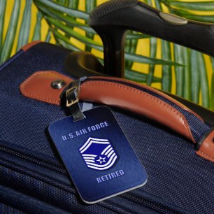 Senior Master Sergeant USAF Luggage Tag