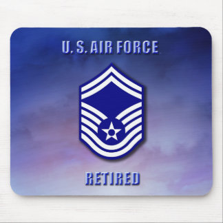 Senior Master Sergeant USAF Mouse Mat