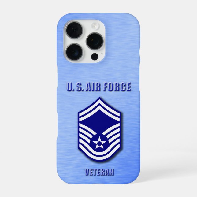 Senior Master Sergeant USAF Phone Case (Back)