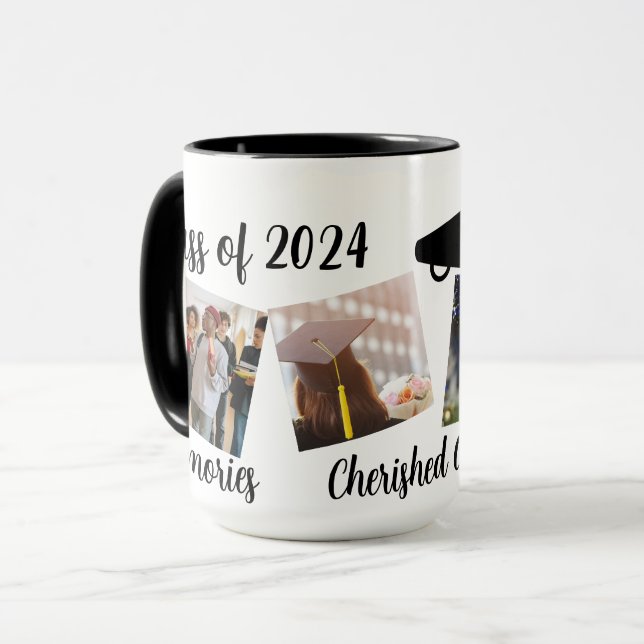 Senior Memories Personalised Collage Mug (Front Left)