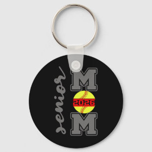 Senior Mom 2026 Softll Athlete Proud Parent Gradua Key Ring