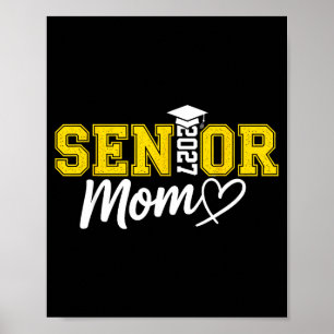 Senior mom 2027 proud mom of a class of 2027 poster