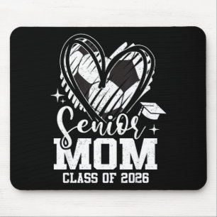 Senior Mom Cl Of 2026 Soccer Graduation Heart  Mouse Mat
