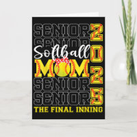 Senior Mom The Final Inning Softll Mom Cl Of 2025 