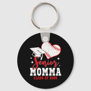Senior Momma Cl Of 2026 Baseball Graduation  Key Ring