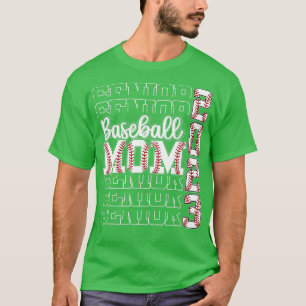 Senior Mum 2023 Baseball Class Of 2023 Funny Gradu T-Shirt