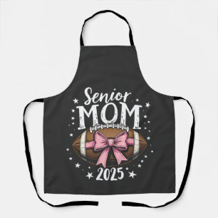 Senior Mum 2025 Class of Graduation Football Apron