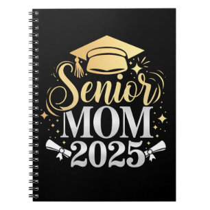 Senior Mum 2025 Graduation Family Son Daughter Notebook