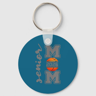 Senior mum 2026 basketball athlete proud parent key ring