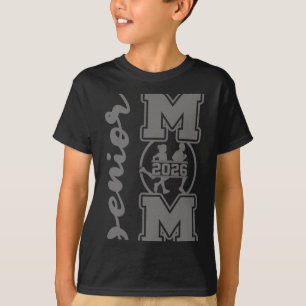 Senior Mum 2026 Football Mummy Cl Of 2026 Graduati T-Shirt