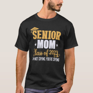 Senior Mum Class Of 2023 Graduation Proud Mummy Fa T-Shirt