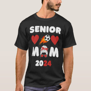 Senior Mum Class Of 2024 Soccer Mum Graduation 1 T-Shirt