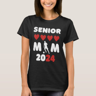 Senior Mum Class Of 2024 Soccer Mum Graduation T-Shirt