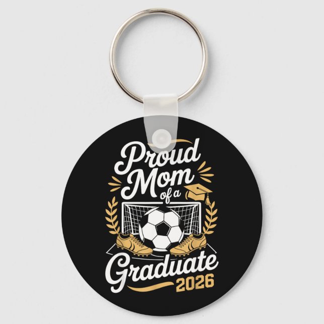 Senior Mum Class of 2026 Back to School Graduation Key Ring (Front)