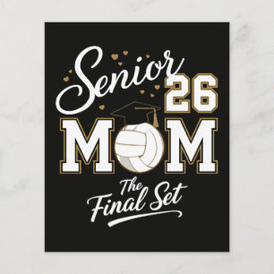 Senior Mum Class of 2026 Volleyball Flyer