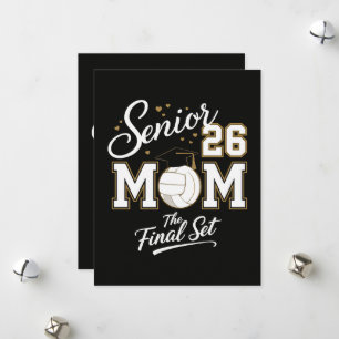 Senior Mum Class of 2026 Volleyball Holiday Card