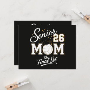 Senior Mum Class of 2026 Volleyball Invitation