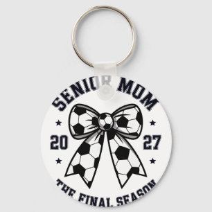 Senior Mum Soccer Cl Of 2027 Womens Key Ring