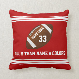 Senior Night Football Gift Ideas Your Text, Cushion