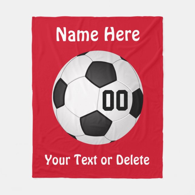 Senior Night Gifts for Soccer, Throw Blanket (Front)