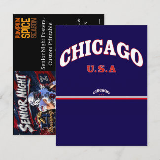 Senior Night Posters – Custom Printable Sports Holiday Postcard
