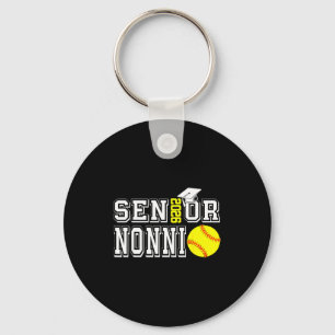 Senior nonni class of 2026 softball nonni key ring