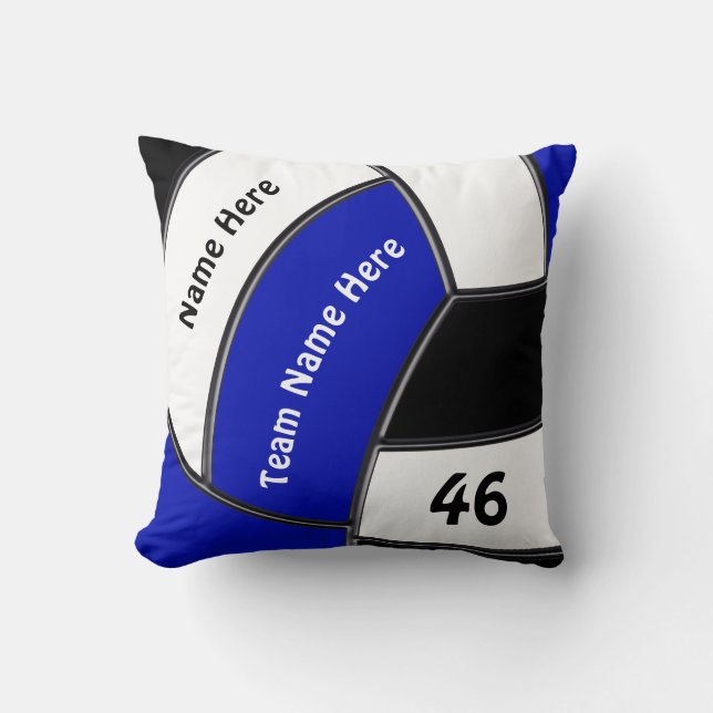 Senior or Personalised Volleyball Team Gift Ideas Cushion (Front)